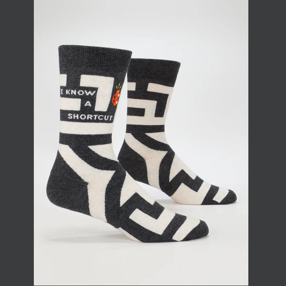 Men's Crew Socks: I Know A Shortcut
