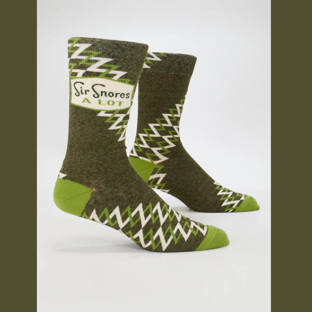 Men's Crew Socks: Sir Snores A Lot