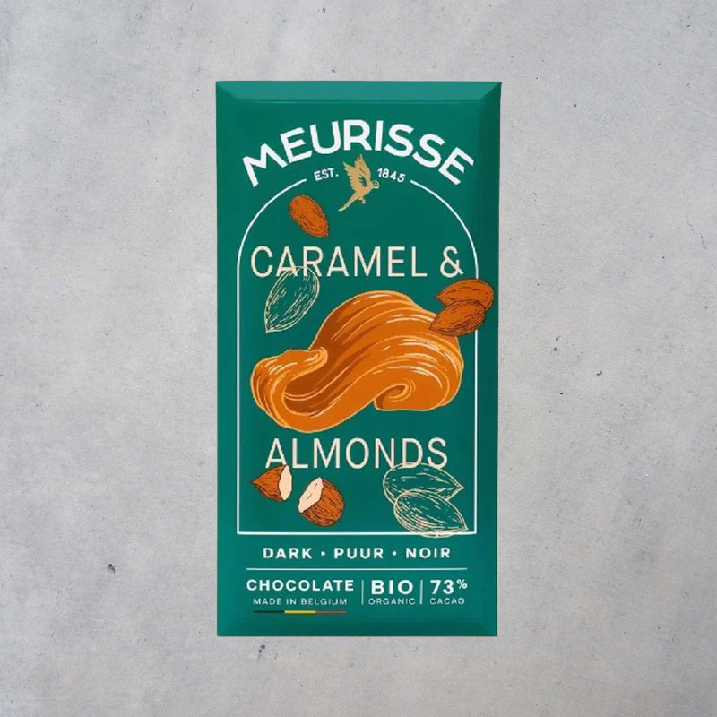 Meurisse Chocolate: Caramel and Almonds - 73% Dark