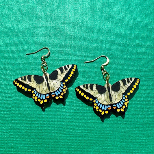 Swallowtail Butterfly Acrylic Earrings