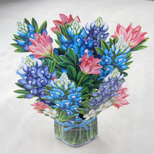 Paper Bouquet: Blue Bonnets