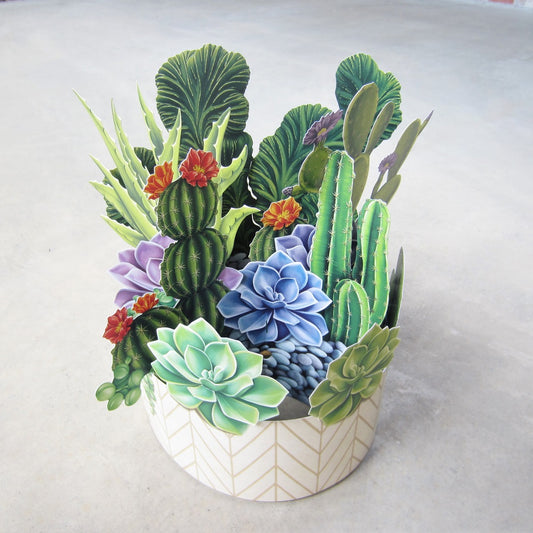 Paper Bouquet: Cactus Garden