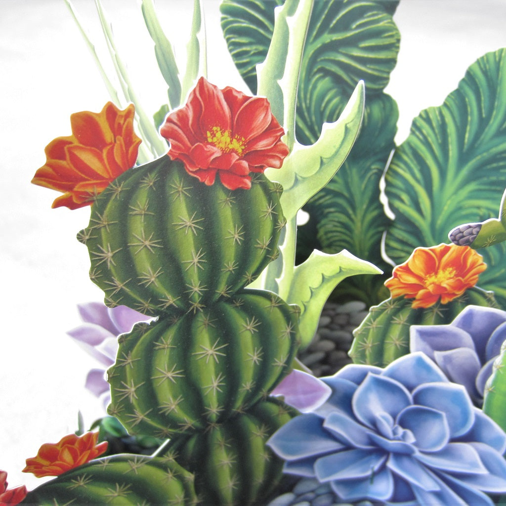 Paper Potted Plant: Cactus Garden
