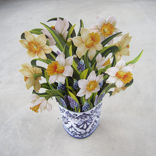 Paper Bouquet: English Daffodils