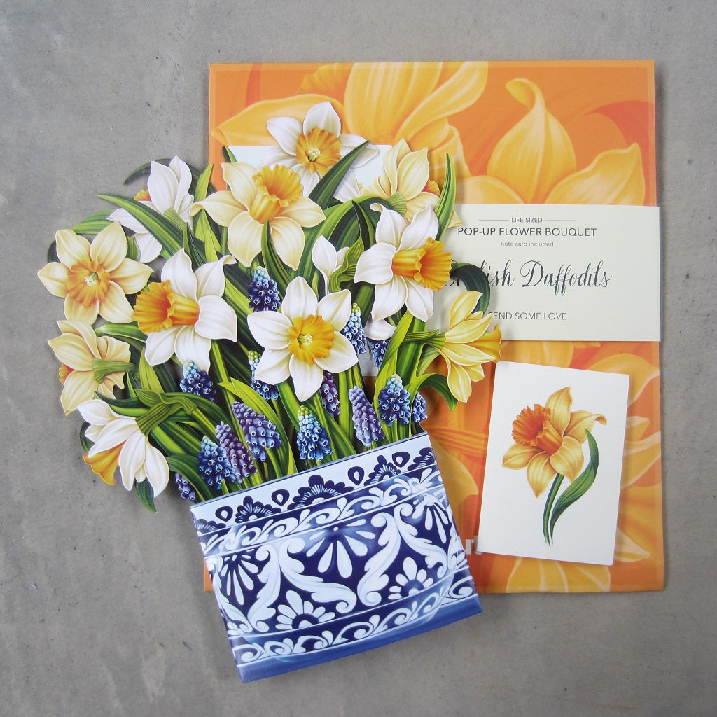 Paper Bouquet: English Daffodils