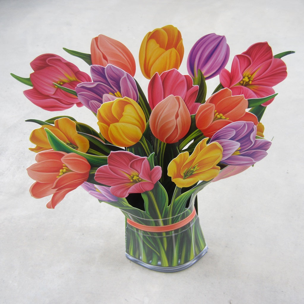 Paper Bouquet: Festive Tulips