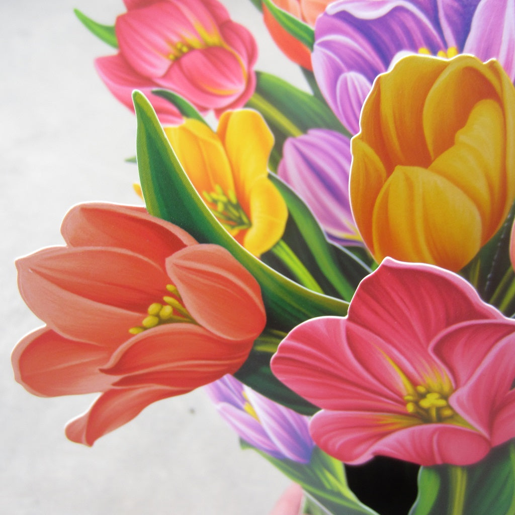 Paper Bouquet: Festive Tulips