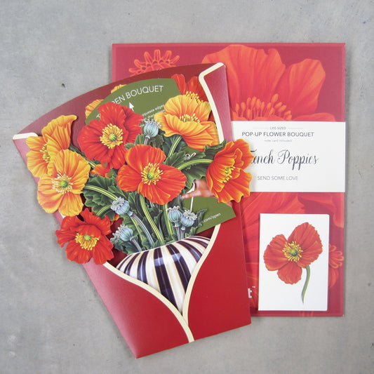 Paper Bouquet: French Poppies