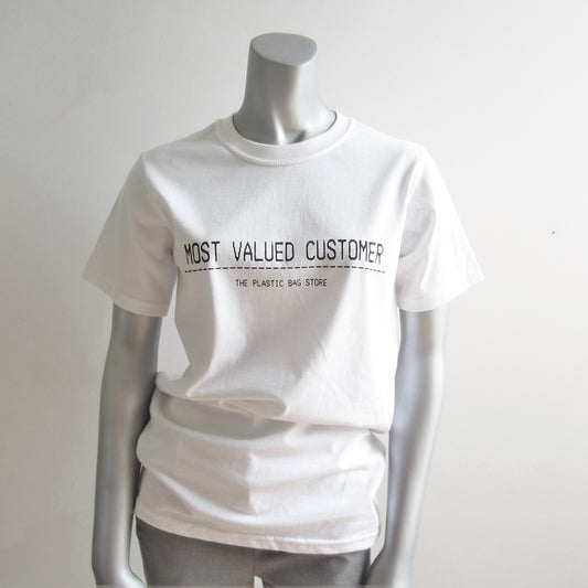 Plastic Bag Store T-Shirt: Most Valued Customer (Unisex)