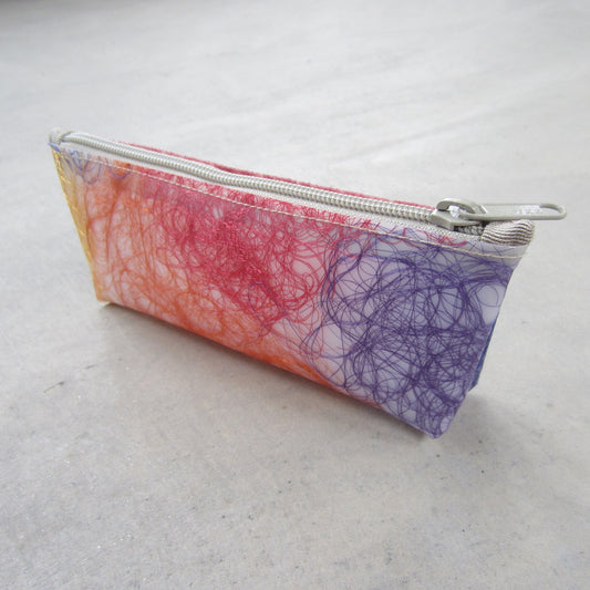 Pencil Case: Multicolor Silk Threads