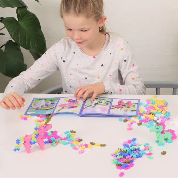 Plus-Plus Learn to Build Kit: Unicorns