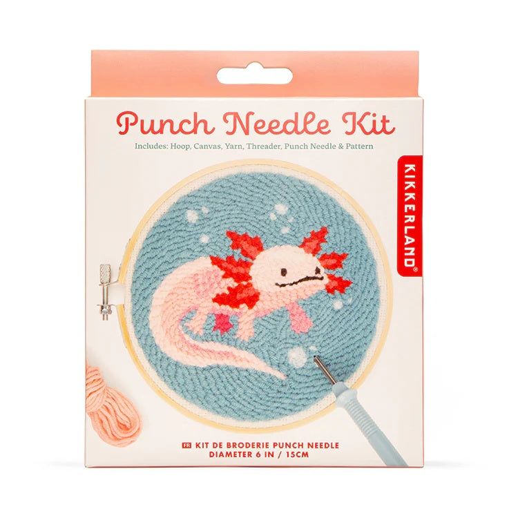 Punch Needle Kit: Axolotl
