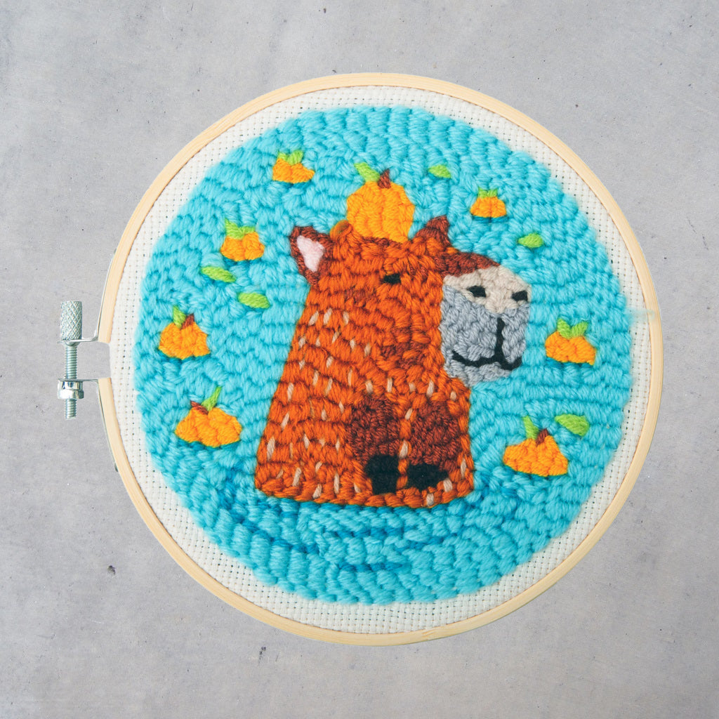 Punch Needle Kit: Capybara