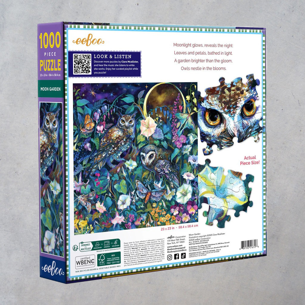 1000 Piece Puzzle: Moon Garden