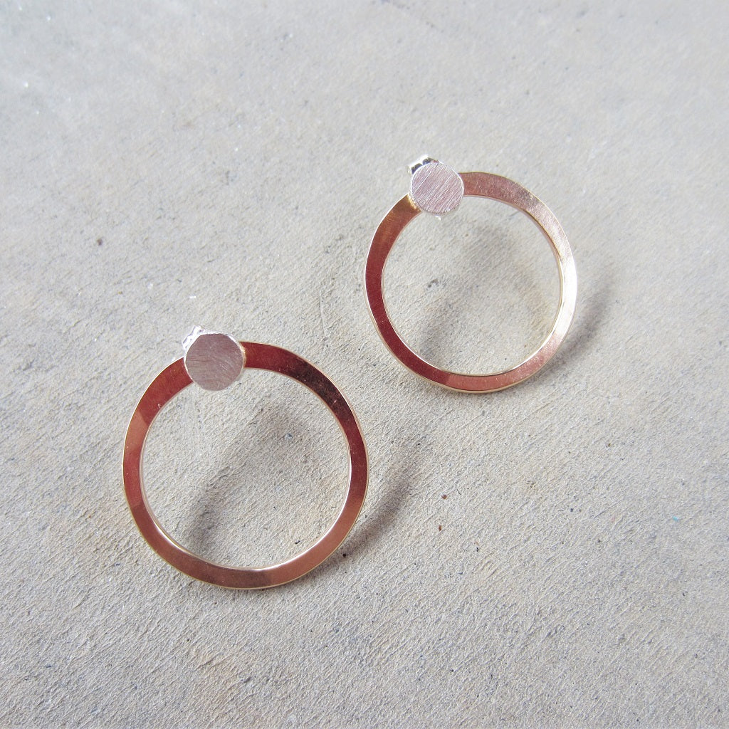 Ellery Earrings in Mixed Metals