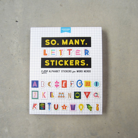 So. Many. Letter Stickers.
