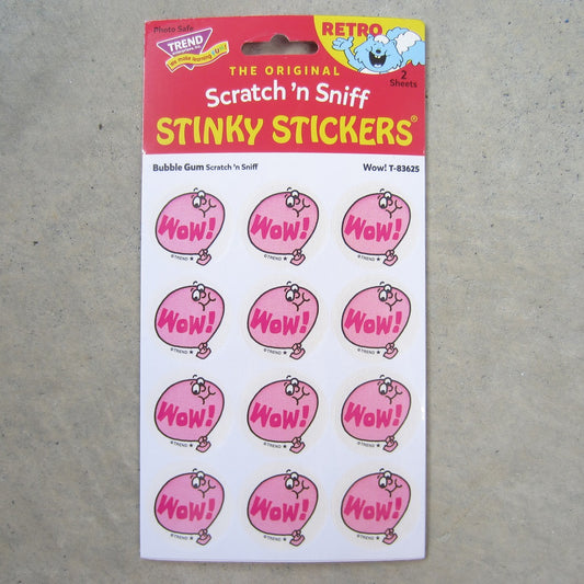 Stinky Stickers: Wow! Bubble Gum