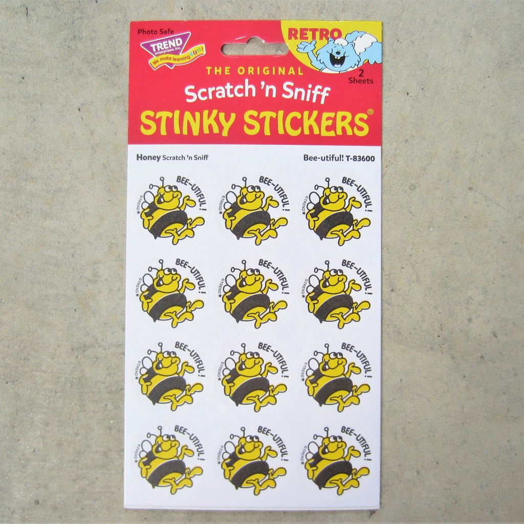 Stinky Stickers: Bee-utiful! Honey