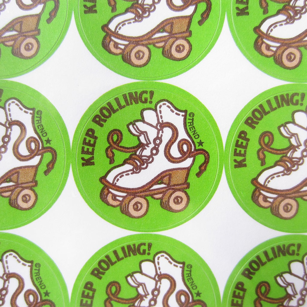 Stinky Stickers: Keep Rolling! Leather