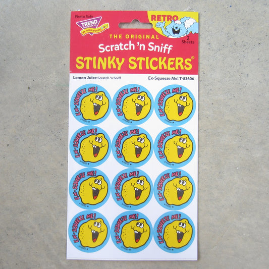 Stinky Stickers: Ex-Squeeze Me! Lemon Juice