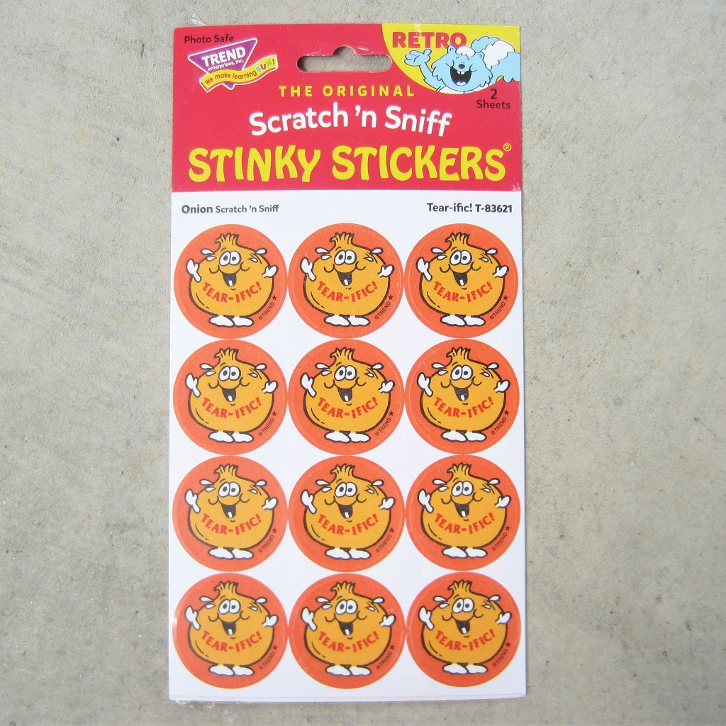 Stinky Stickers: Tear-ific! Onion