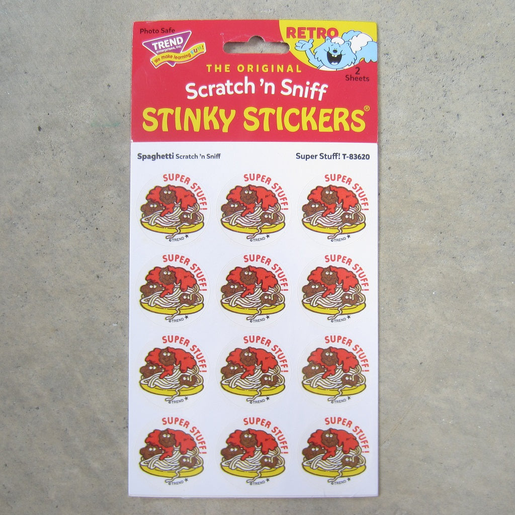 Stinky Stickers: Super Stuff! Spaghetti