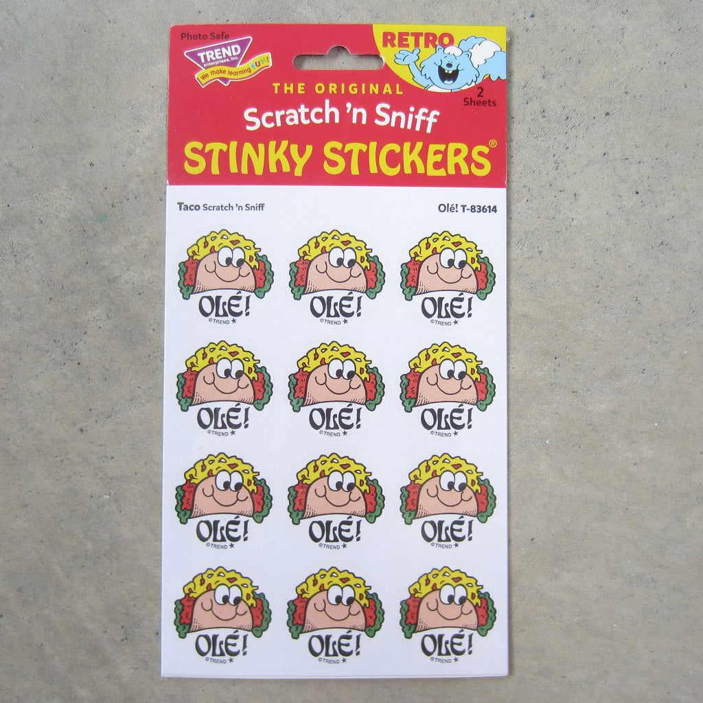 Stinky Stickers: Ole! Taco