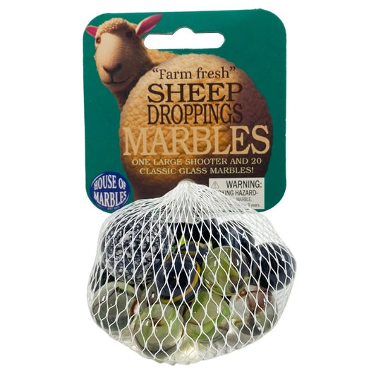 Sheep Droppings Net Bag of Marbles