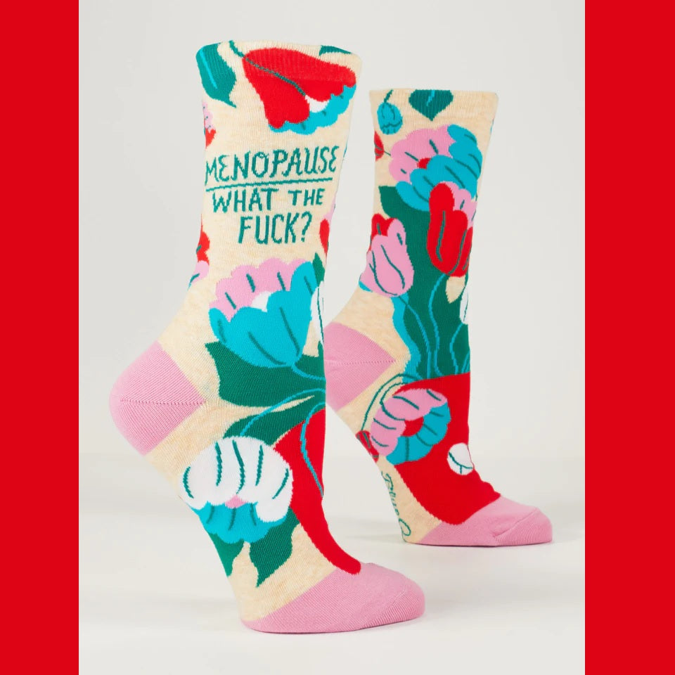 Women's Crew Socks: Menopause