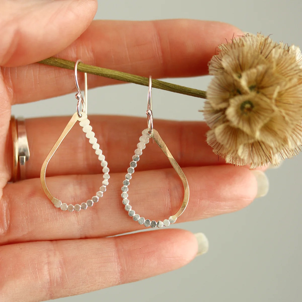 Starlight Earrings in Mixed Metals
