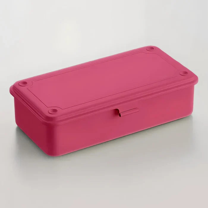 TOYO Steel Stackable Storage Box T-190: Shocking Pink
