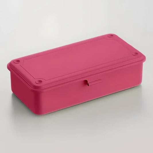 TOYO Steel Stackable Storage Box T-190: Shocking Pink