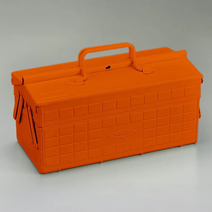 TOYO Steel Cantilever Toolbox ST-350: Bright Orange