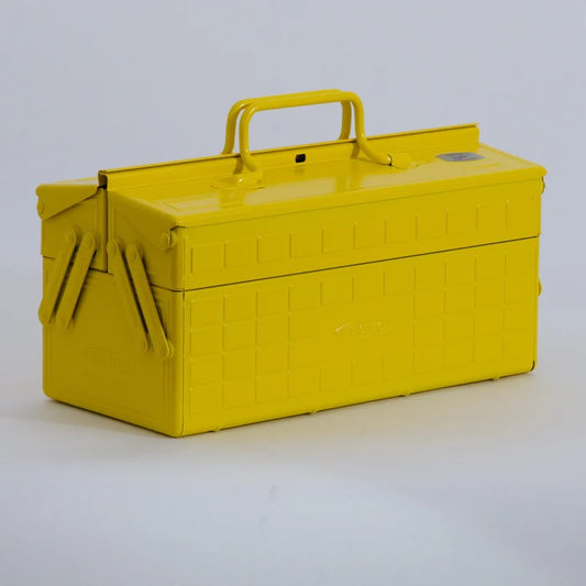 TOYO Steel Cantilever Toolbox ST-350: Bright Yellow