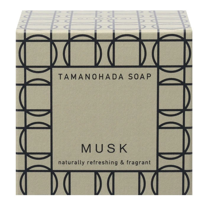 Tamanohada Round Soap: Musk