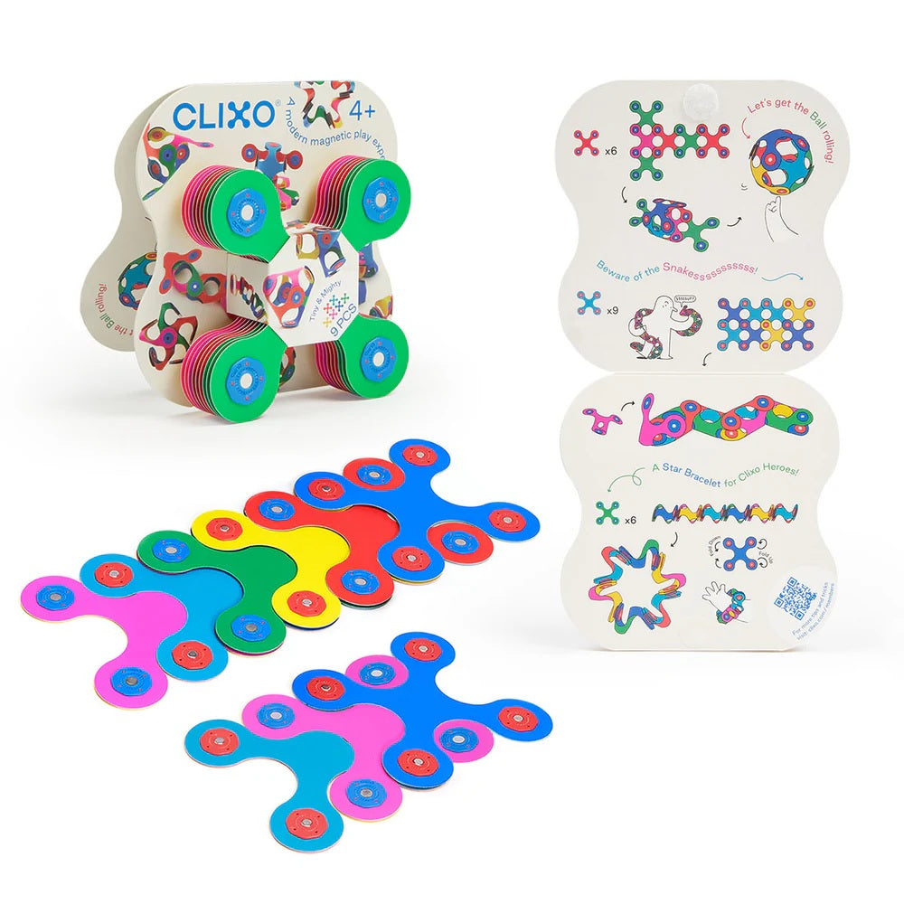 Clixo: Tiny and Mighty Pack - Classic Rainbow – MASS MoCA