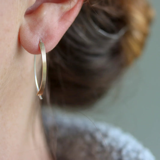 Small Vera Earrings in Mixed Metals