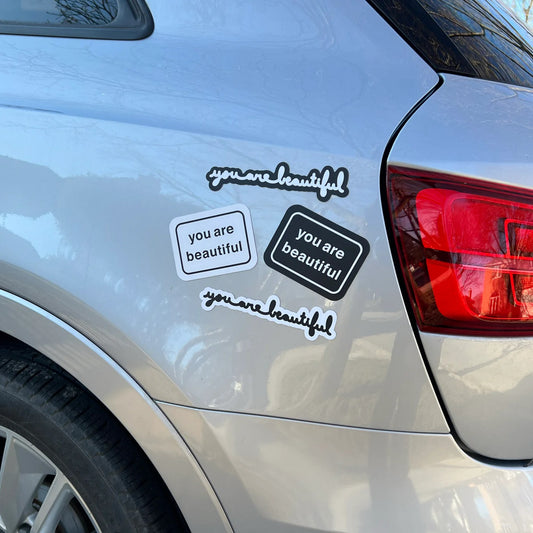 You Are Beautiful: Car Magnet Pack 4pcs
