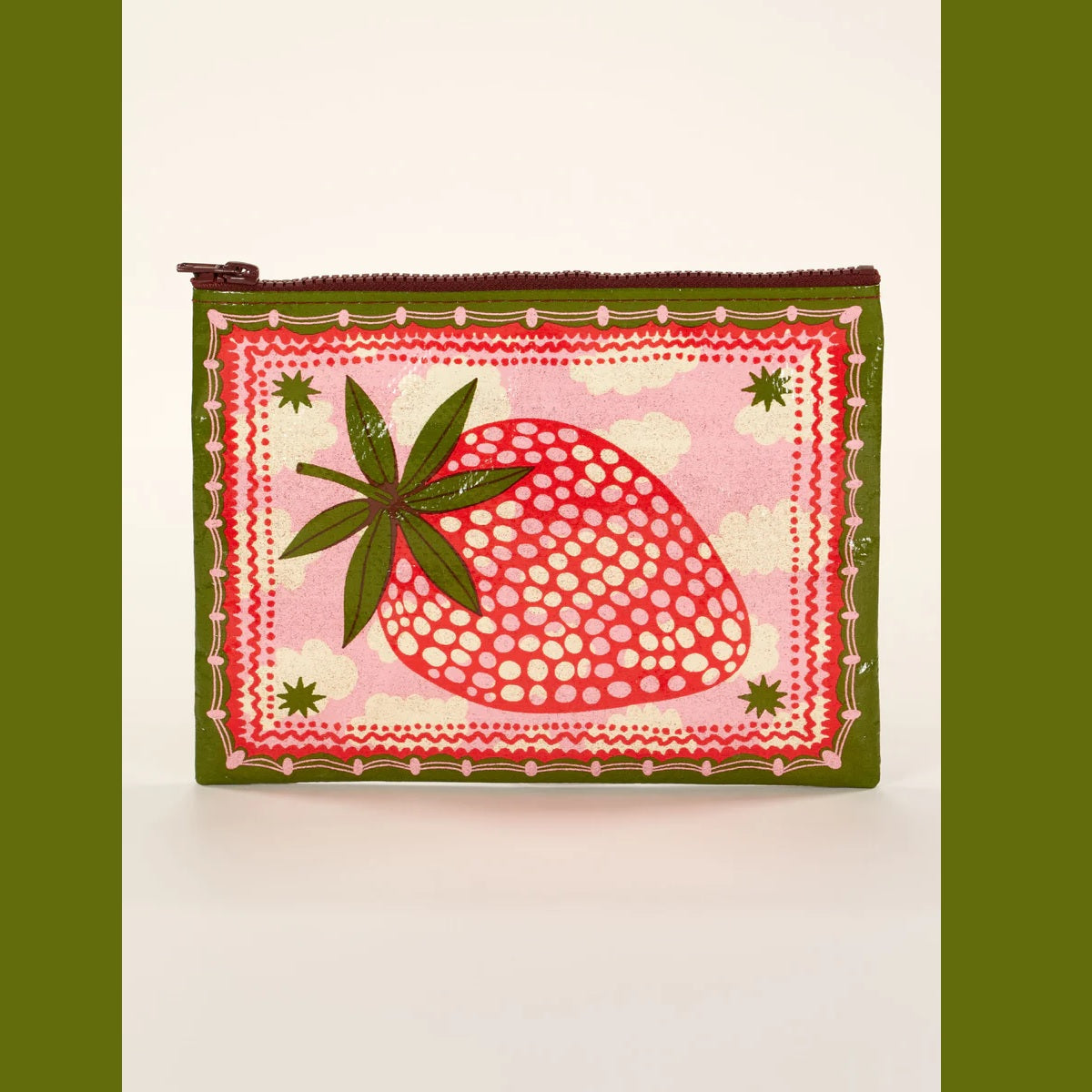 Zipper Pouch: Strawberry Clouds