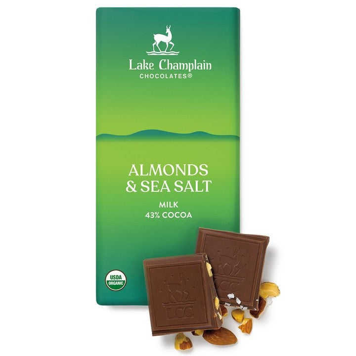 Chocolate Bar: Milk Chocolate Sea Salt & Almonds