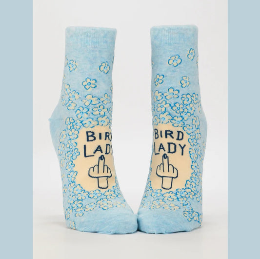 Women's Ankle Socks: Bird Lady