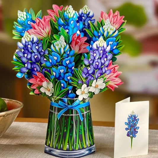 Paper Bouquet: Blue Bonnets