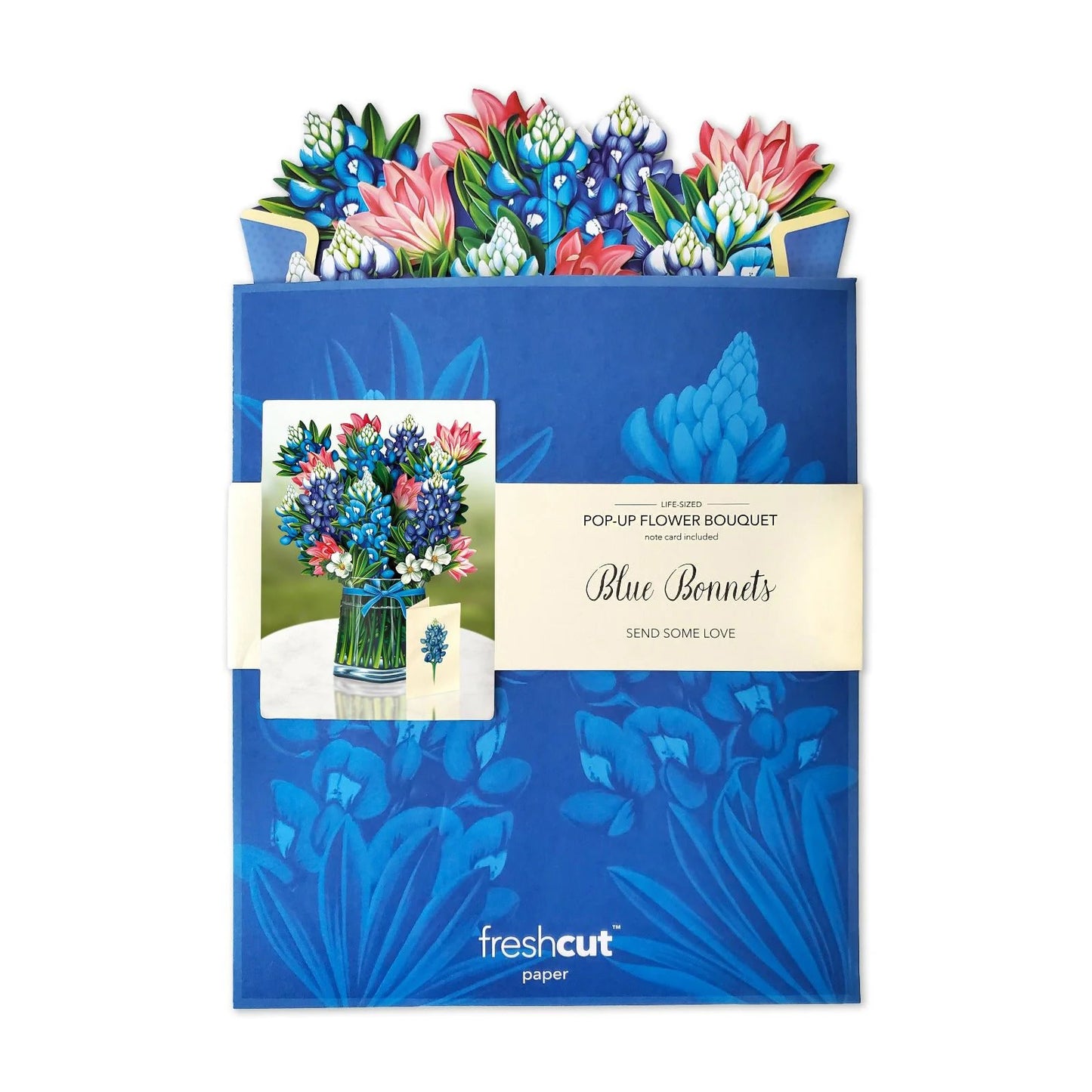 Paper Bouquet: Blue Bonnets