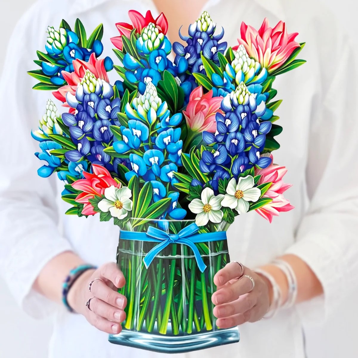 Paper Bouquet: Blue Bonnets