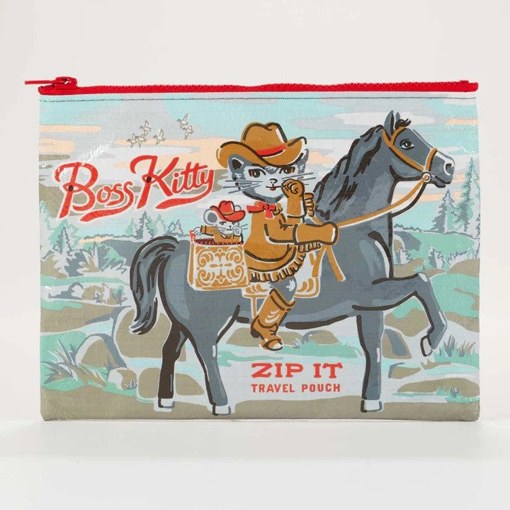 Zipper Pouch: Boss Kitty