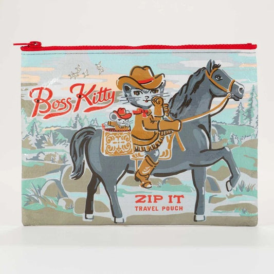 Zipper Pouch: Boss Kitty