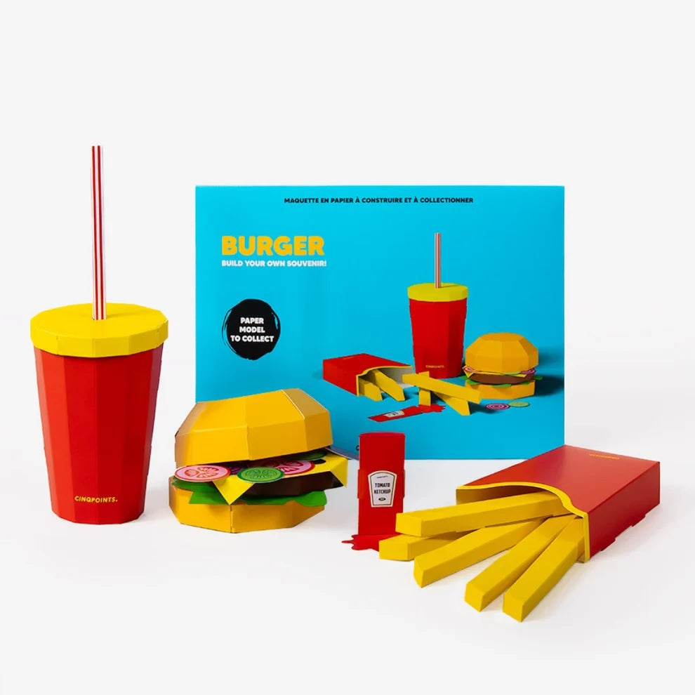 Burger – 3D Paper Food Kit