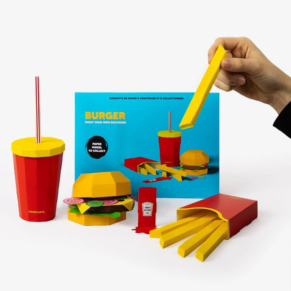 Burger – 3D Paper Food Kit