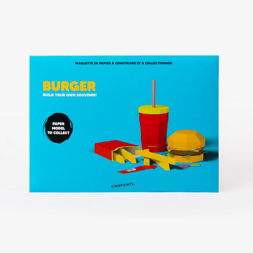 Burger – 3D Paper Food Kit