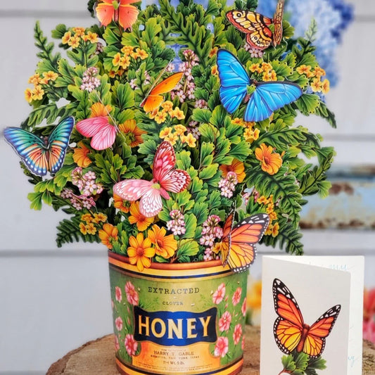 Paper Bouquet: Butterflies and Buttercups